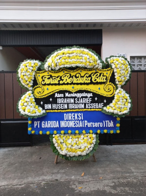 Papan Bunga Duka di Pandowoharjo