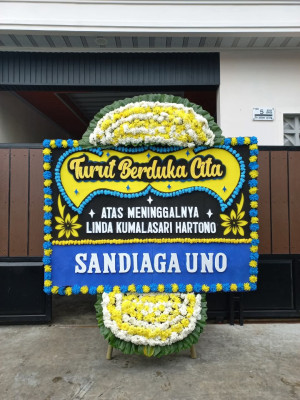 Papan Bunga Duka di Pandowoharjo